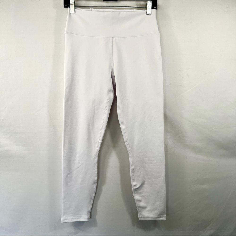 Fabletics White PowerHold High Waist Leggings 0686